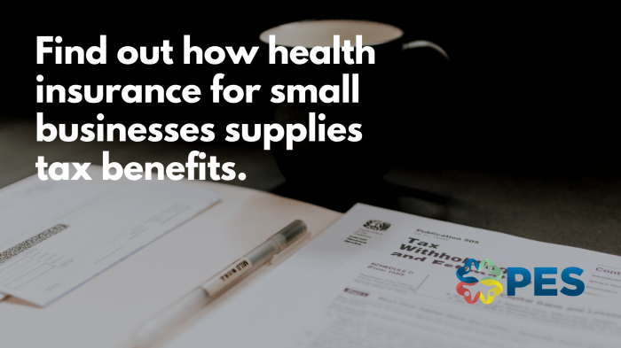 How Health Insurance for Small Businesses Supplies Tax Benefits - PES ...